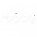 Светильник потолочный Arte lamp A2215PL-4BL MARTED