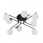 Потолочная люстра Arte Lamp A2243PL-8BK GEMINI