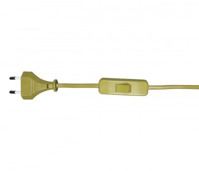 Шнур с переключателем бронза (2м)(10шт в упаковке) 230V AC 50Hz (max 2A) Kink light A2300,20