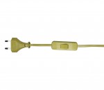 Шнур с переключателем бронза (2м)(10шт в упаковке) 230V AC 50Hz (max 2A) Kink light A2300,20