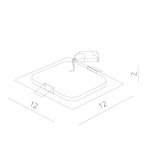 Точечный светильник LED 6Вт Arte lamp A2406PL-1WH Fine