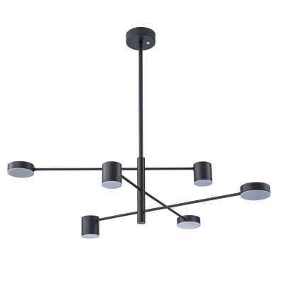 Люстры на штанге Arte Lamp A2476PL-40BK STANLEY