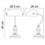 Светильник настольный Arte lamp A2491LT-1GO BANKER