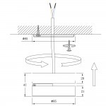 Светильник потолочный Arte lamp A2511PL-1BK VELA