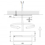 Светильник потолочный Arte lamp A2511PL-1WH VELA