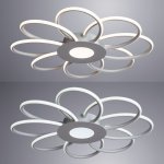 Люстра светодиодная 192Вт 630мм Arte Lamp A2528PL-8WH POLLI