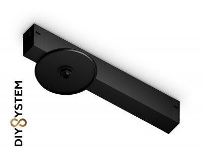 Крепеж трековый для корпуса DIY D85mm Magnetic 220V Ambrella A2542 BK черный крепеж трековый для корпуса DIY D85mm 232*83*55