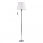 Светильник напольный с подсветкой для чтения Arte lamp A2581PN-2CC ELBA