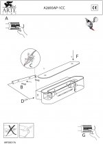 Светильник бра Arte lamp A2693AP-1CC Interior 