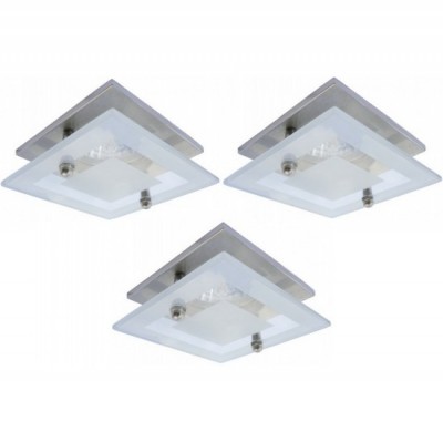 Светильник встраиваемый Arte lamp A2754PL-3SS Topic (3шт)