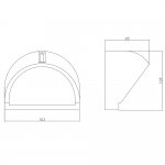 Архитектурная подсветка Arte lamp A2801AL-1BK Urban черный