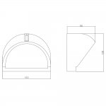 Архитектурная подсветка Arte lamp A2801AL-1GY Urban серый