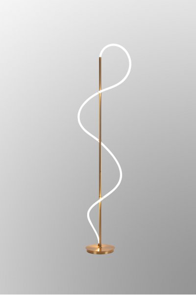 Торшер с изогнутым неоном Arte lamp A2850PN-35PB