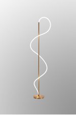 Торшер с изогнутым неоном Arte lamp A2850PN-35PB KLIMT