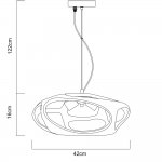 Светильник подвесной Arte lamp A3003SP-3RD MARS