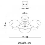 Люстра потолочная Arte lamp A3004PL-3BA Liverpool