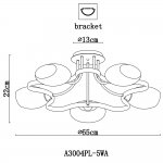 Люстра потолочная Arte lamp A3004PL-5WA Liverpool