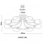 Люстра потолочная Arte lamp A3004PL-8BA Liverpool