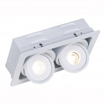 Светильник встраиваемый двойной Arte lamp A3007PL-2WH STUDIO
