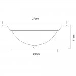 Светильник потолочный Arte lamp A3011PL-2SS ALTA