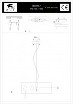 Светильник подвесной Arte lamp A3020SP-1BK Istanbul