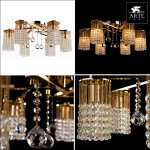 Светильник потолочный Arte lamp A3028PL-6GO CASCATA