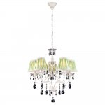 Зеленая люстра Arte lamp A3082LM-5WG VEIL