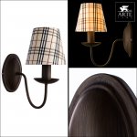 Светильник настенный Arte lamp A3090AP-1CK Scotch