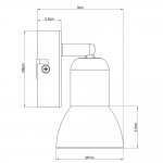 Плафон стекло матовое белое 70*50мм Е14 Arte lamp A3115 FALENA