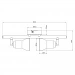 Светильник потолочный Arte lamp A3115PL-2SS FALENA