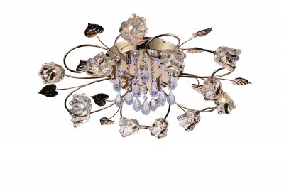 Потолочная люстра Arte lamp A3116PL-12GO Fioraia