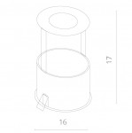 Светильник встраиваемый Arte lamp A3120PL-1WH TRACK