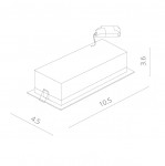 Светильник потолочный Arte lamp A3153PL-3BK GRILL