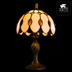 Настольная лампа тиффани Arte lamp A3163LT-1BG Perla