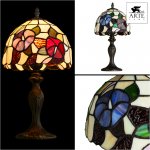 Настольная лампа тиффани Arte lamp A3165LT-1BG Florizel