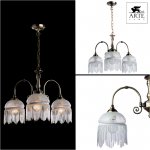 Люстра Arte Lamp A3191LM-3AB Victoriana