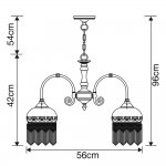 Люстра Arte Lamp A3191LM-5AB Victoriana