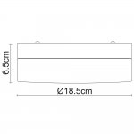 Светильник потолочный Arte lamp A3211PL-1WH AQUA