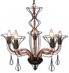 Люстра Arte lamp A3225LM-5BK Artefact