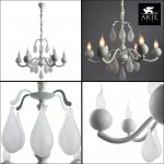 Люстра белая Arte lamp A3229LM-6WH SIGMA