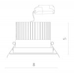 Светильник потолочный Arte lamp A3307PL-1WH APERTURA