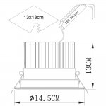 Светильник потолочный Arte lamp A3315PL-1WH APERTURA