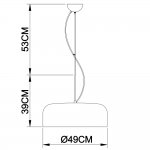 Светильник подвесной Arte lamp A3401SP-3BK PALEOLUS