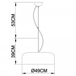 Светильник подвесной Arte lamp A3401SP-3WH Paleolus
