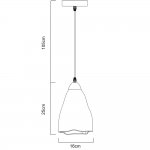 Светильник подвесной Arte lamp A3469SP-1CC CANZONE