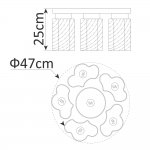 Светильник потолочный Arte lamp A3489PL-6CC CANZONE