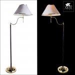 Торшер с абажуром Arte lamp A3545PN-1GO Cathrine