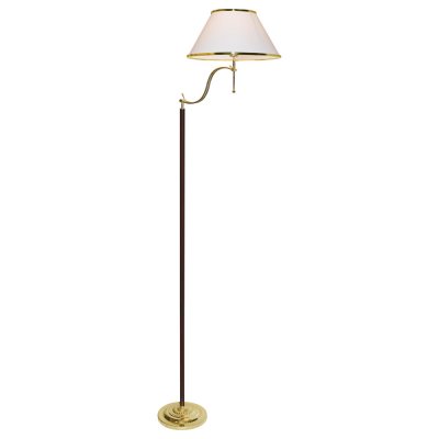 Торшер с абажуром Arte lamp A3545PN-1GO Cathrine