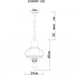 Светильник подвесной Arte lamp A3560SP-1AB ARMSTRONG