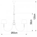 Люстра Arte lamp A3579LM-8AB Alice